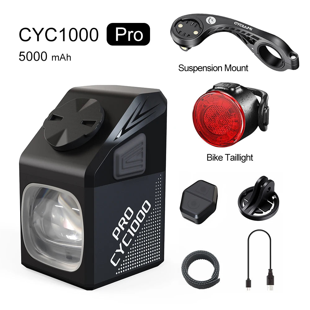 Cyclora Beam 1000™ Smart Bike Headlight MTB Road Cycling